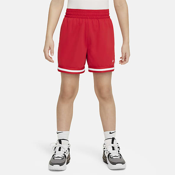 Girls red nike shorts store